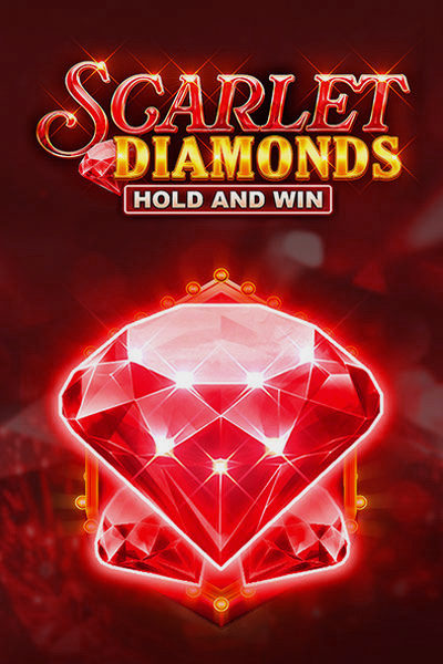 Omslag van de slot Scarlet Diamonds Hold and Win in de Casinova-lobby