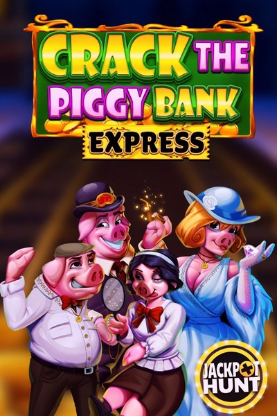 Cover van de gokkast Crack The Piggy Bank Express in de Betrepublic Casino-lobby